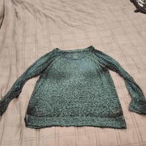 American Eagle Outfitters Green Long Sleeve "Favorite" Tee Size L!